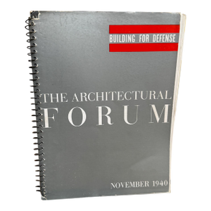 The Architectural Forum November 1940 Magazine Time Inc