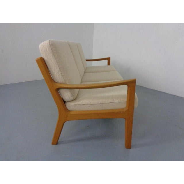 Senator Sofa in Oak by Ole Wanscher for Poul Jeppesen, Denmark, 1960s For Sale - Image 6 of 18