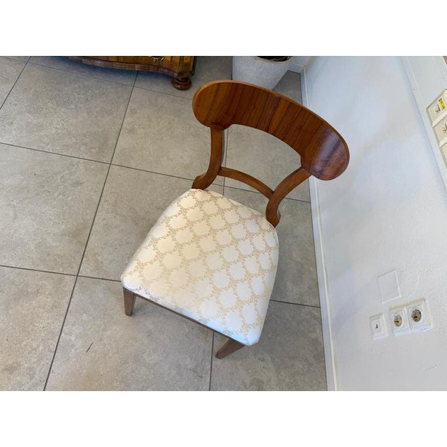 Biedermeier Chair in Walnut For Sale - Image 5 of 13