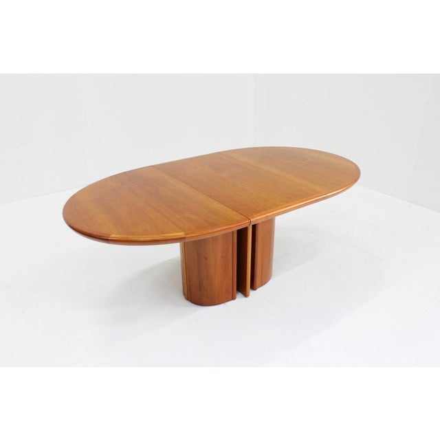 Wood Vintage Extendable Danish Dining Table from Skovby, 1960s For Sale - Image 7 of 8