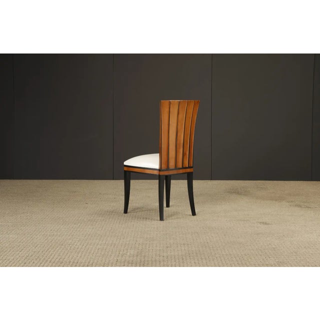 Set of 6 Eliel Saarinen 'Cranbrook' Dining Chairs, Refinished and Reupholstered For Sale - Image 12 of 18