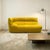 Two-Seater Aralia Sofa in Yellow from Ligne Roset, in Very Good conditions. Designed 1980 to 1989 This piece has an...