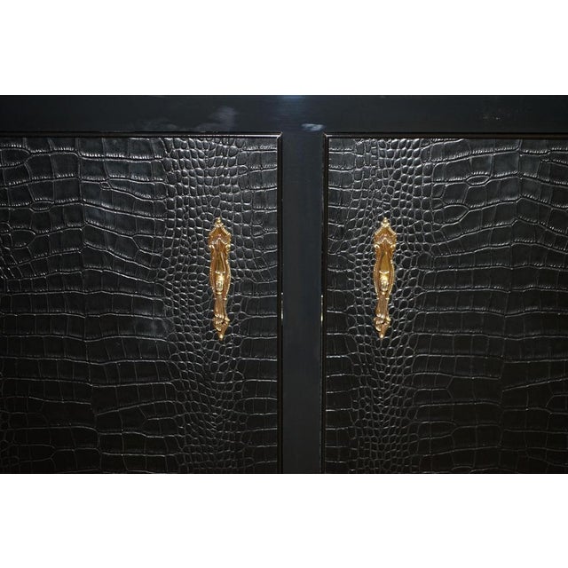Brook Street Chest of Drawers Sideboard in Alligator Leather from Ralph Lauren For Sale - Image 9 of 18