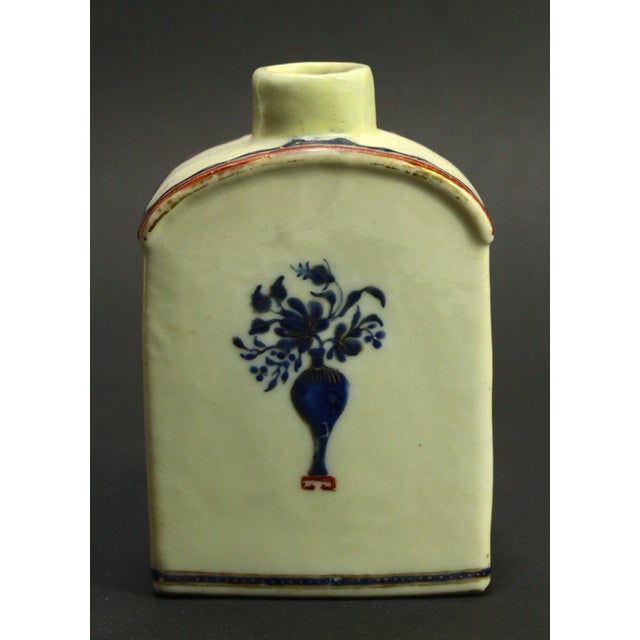 Chinese 18th Century Qianlong Period Chinese Blue & White Fine Porcelain Miniature Tea Caddy For Sale - Image 3 of 12