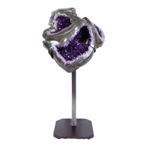 Amethyst Cluster, 34 Pounds, Triple Opening (#H0459 Uruguay )