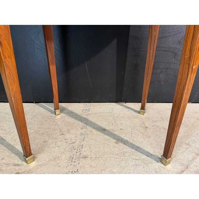 French Oval Lamp Table, 1880 For Sale - Image 13 of 15
