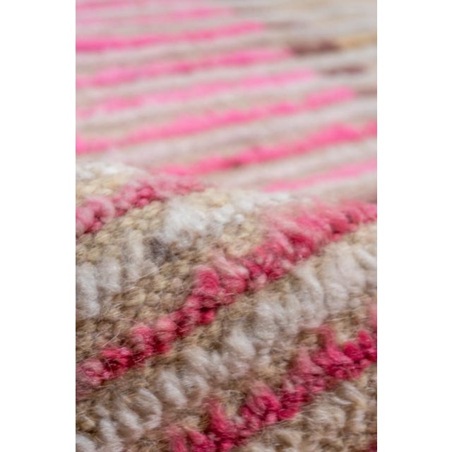 Turkish Large Pink Vintage Inspired Turkish Tulu - 14'5" x 17'8" For Sale - Image 3 of 6