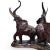 Glass Bronze Glass Top Elephant Dining Table For Sale - Image 7 of 7