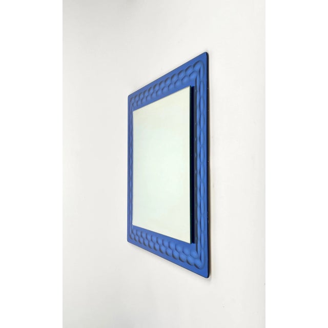 Squared Wall Mirror by Lupi Cristal Luxor, Italy, 1960s For Sale - Image 6 of 11