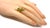 This unique vintage horse head ring is beautifully crafted in solid 18k yellow gold and designed with a detailed...