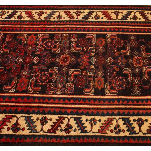 Red Middle Eastern Rug in Wool For Sale - Image 8 of 11
