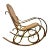 Early 20th Century Bentwood and Caned Rocking Chair For Sale