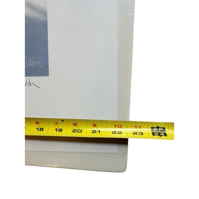 Printmaking Materials Signed Numbered Ron Van Gilder Limited Edition Color Lithograph Print Silent Shadows Ruffed Grouse For Sale - Image 7 of 10