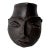 Vintage Carved Wood African Face Vase/ Sold For Sale