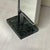Metal Vintage Italian Floor Mirror in Aluminum and Green Marble, 1970s For Sale - Image 7 of 15