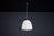 Glass Bauhaus Opaline and Bakelite Pendant Lamp, Czech Republic, 1950s For Sale - Image 7 of 9