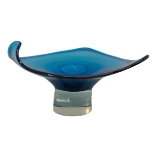 Art Glass Bowl by Milan Metelak, 1980 For Sale