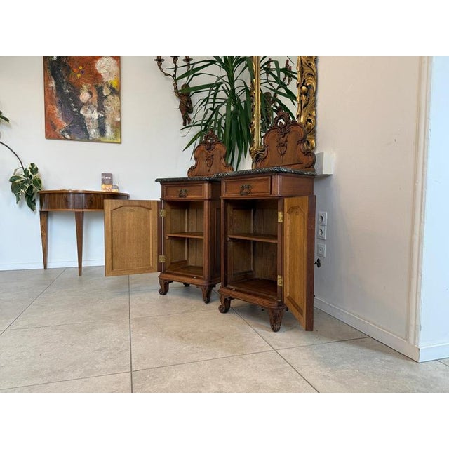 Antique Bedside Tables, 1800s, Set of 2 For Sale - Image 6 of 13