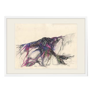 J. Hornan, Landscape, 1970s, Mixed Media on Paper For Sale