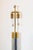 Late 20th Century Vintage 1970s Mid-Century Italian Bicolor Chrome and Brass Tall Floor Lamp For Sale - Image 5 of 12