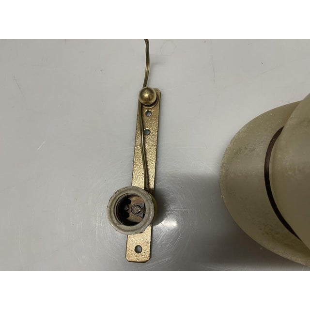 Wrought Iron & Murano Glass Wall Sconces, Italy, 1960s, Set of 2 For Sale - Image 6 of 8