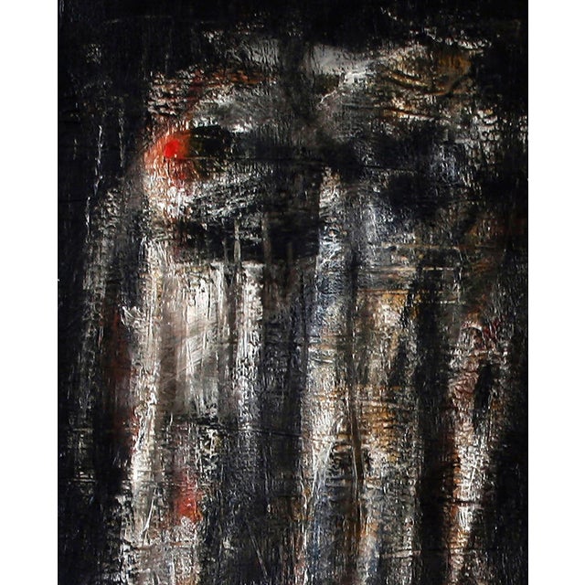 Massimo D'Orta, Il Grande Inverno AM 6, Abstract Painting, Mixed Media on Canvas, 2007 For Sale - Image 3 of 7