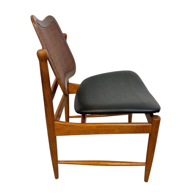 Brown Mid-Century Modern Lane Walnut Dining Chairs - Set of 6 For Sale - Image 8 of 9