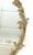Beige 1900's Hollywood Regency Style Wood With Plaster Wall Mirror With Curved Foliate Design For Sale - Image 8 of 18