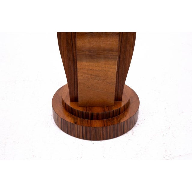 Wood Art Deco Columns, Poland, 1940s, Set of 2 For Sale - Image 7 of 8