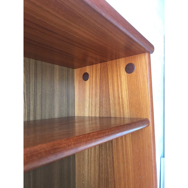 1980s Danish Modern Teak Veneer Bookcase Chairish