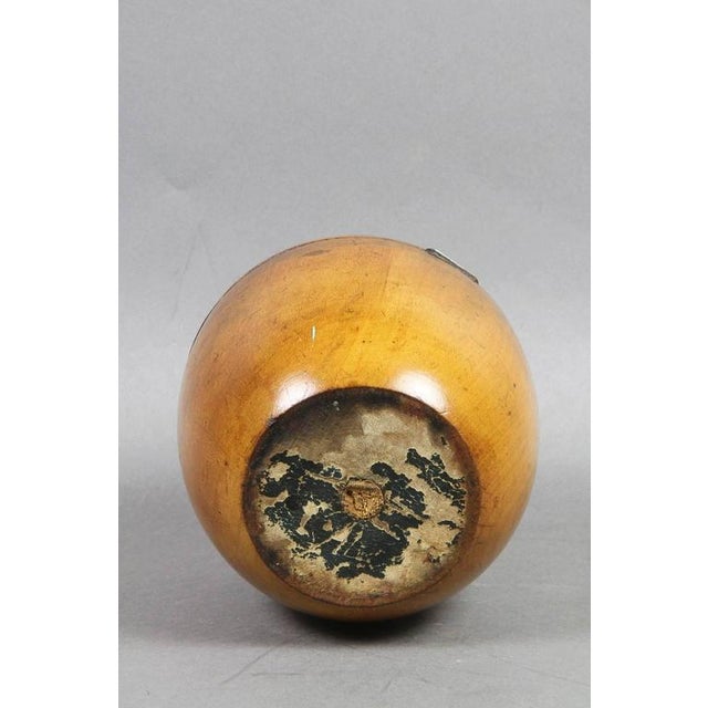 George III Applewood Teacaddy For Sale In Boston - Image 6 of 7