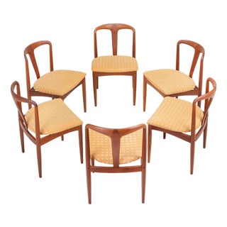 Juliane Dining Chairs by Johannes Andersen for Uldum Mobelfabrik, 1960s, Set of 6, Set of 6 For Sale