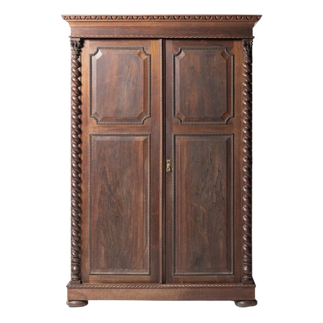 Wardrobe in Wood, 19th Century For Sale