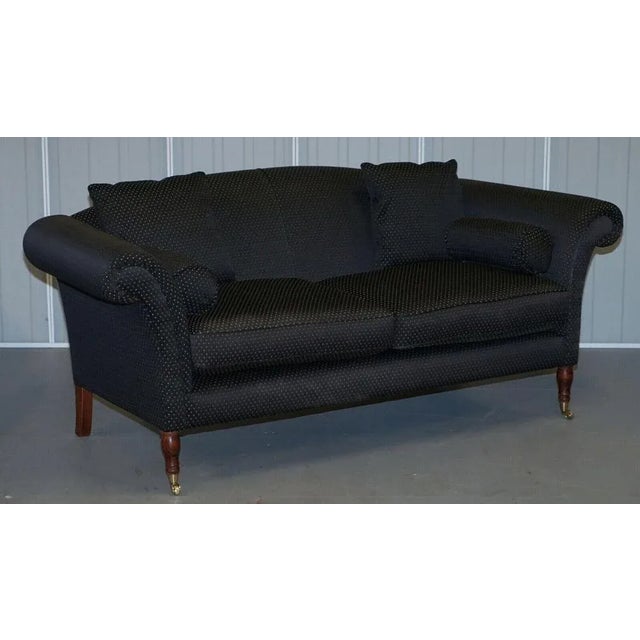 Royal House Antiques is delighted to offer for sale this lovely hand made in England Art Deco style three seat sofa which...