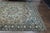 1970s Vintage Persian Handmade Wool Cotton Green Blue Area Rug For Sale - Image 9 of 11