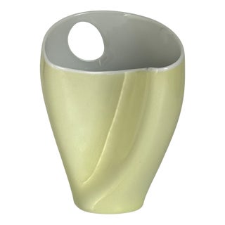 Asymmetrical Porcelain Vase by Beate Kuhn for Rosenthal, Germany, 1955 For Sale