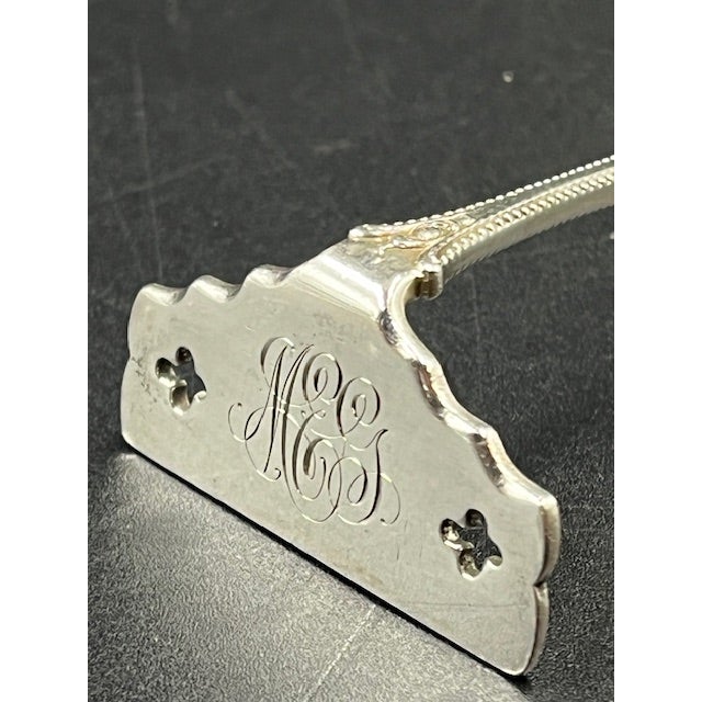 Early 20th Century Sterling Silver Baby Food Pusher For Sale - Image 6 of 12