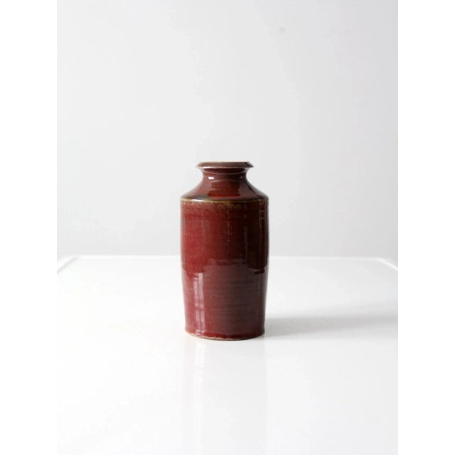 Vintage Studio Pottery Vase For Sale - Image 12 of 12