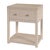 Spritely Home Accent Furniture Nora 21 in. W Rectangular Wood 1 Drawer Small Nightstand with Lower Open Shelf, Antique Taupe For Sale - Image 4 of 7