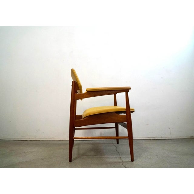 1950s 1950’s Mid-Century Modern Walnut Armchair by Thonet For Sale - Image 5 of 12