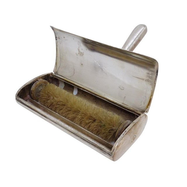 "le grillon" crumb catcher, alfenide, christofle, 1958 - france type: crumb catcher model: le grillon company: christofle...