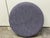 Charcoal West Elm Round Upholstered Storage Ottoman For Sale - Image 8 of 12