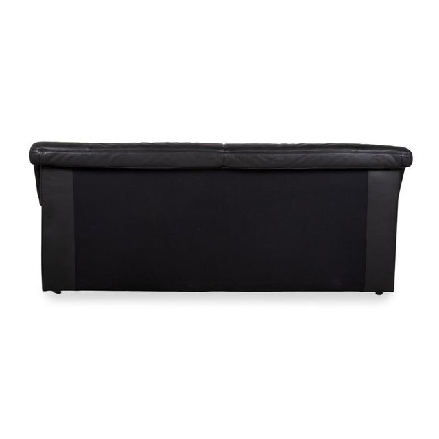 Black Leather Three-Seater Sofa from Koinor For Sale - Image 11 of 13