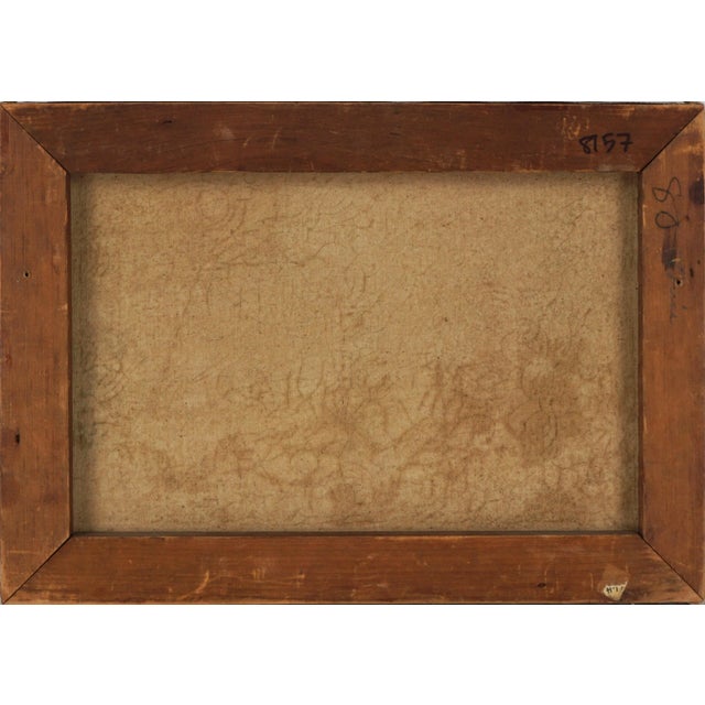 1940s Early 20th Century Vibrant Sunset Seascape For Sale - Image 5 of 6