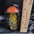 1990s Vintage Murano Style Blown Art Glass Orange, Yellow & Black Jellyfish Paperweight For Sale - Image 5 of 7