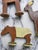 Brown Vintage Wooden Folk Art Animals, 1950s, Set of 20 For Sale - Image 8 of 16
