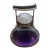 Deep Purple Amethyst With Moonstone in Sterling Silver For Sale