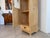 Farmhouse Display Cabinet in Natural Wood For Sale - Image 5 of 11