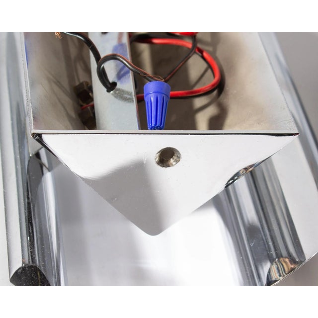 Fontana Arte Gianni Celada Fontana Arte Chrome Sconces For Sale - Image 4 of 5