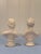 French Pair of Antique French Composition Stone Classical Busts, Circa 1900 For Sale - Image 3 of 12